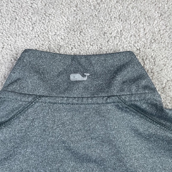 Vineyard Vines Sweater Mens Small Grey Performance‎ Tech Zip Pullover Golf - Picture 10 of 14